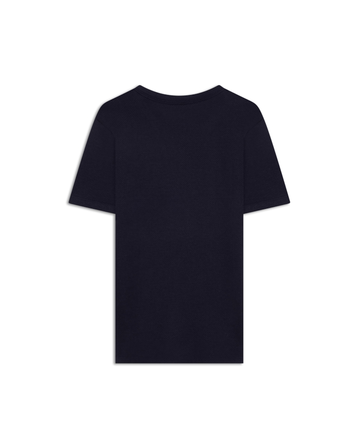 T-Shirt Tricot Fine Ellus Metal Dark Navy