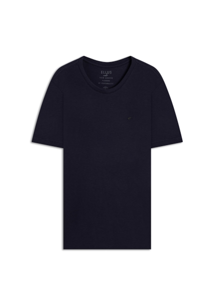 T-Shirt Tricot Fine Ellus Metal Dark Navy