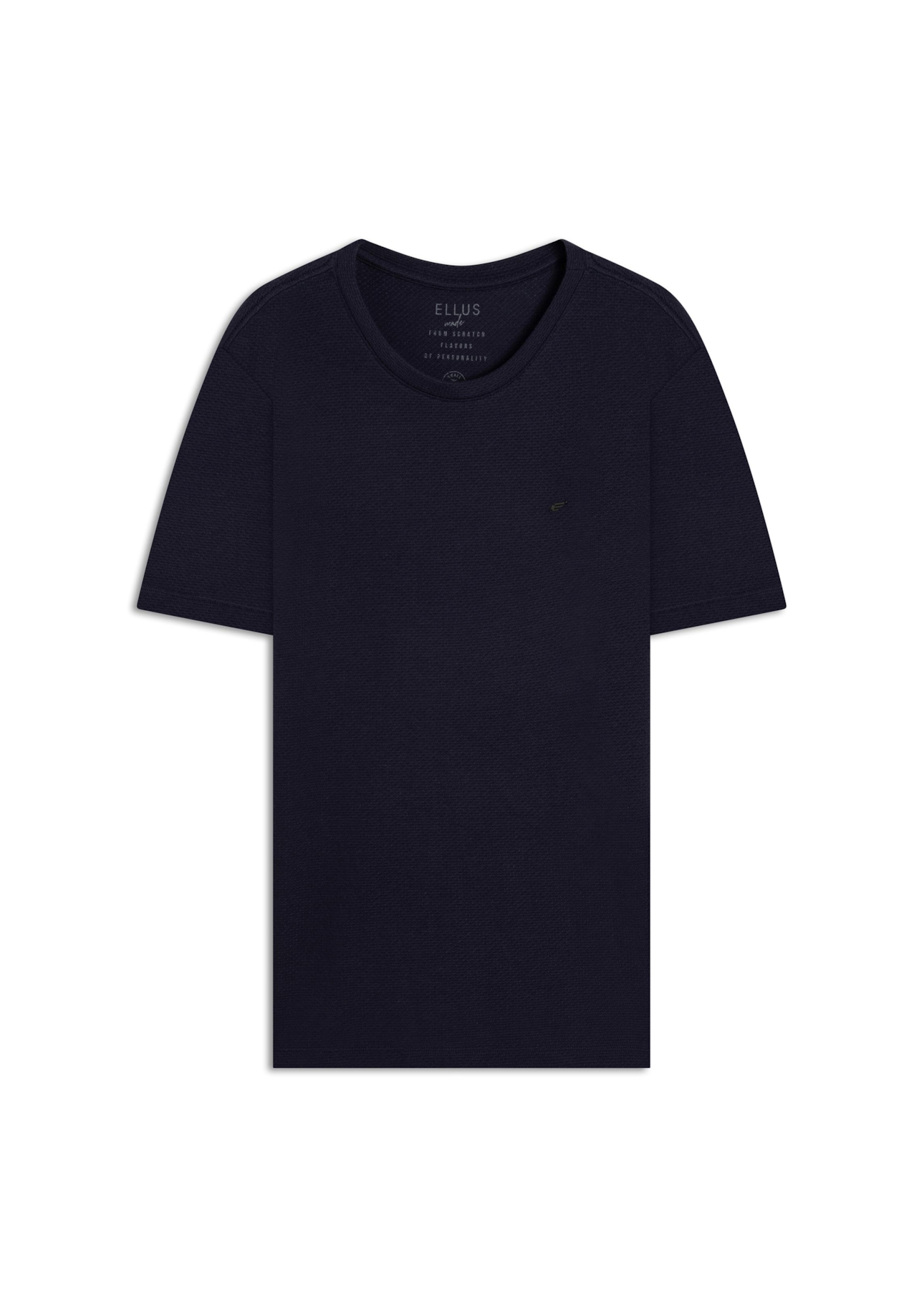 T-Shirt Tricot Fine Ellus Metal Dark Navy