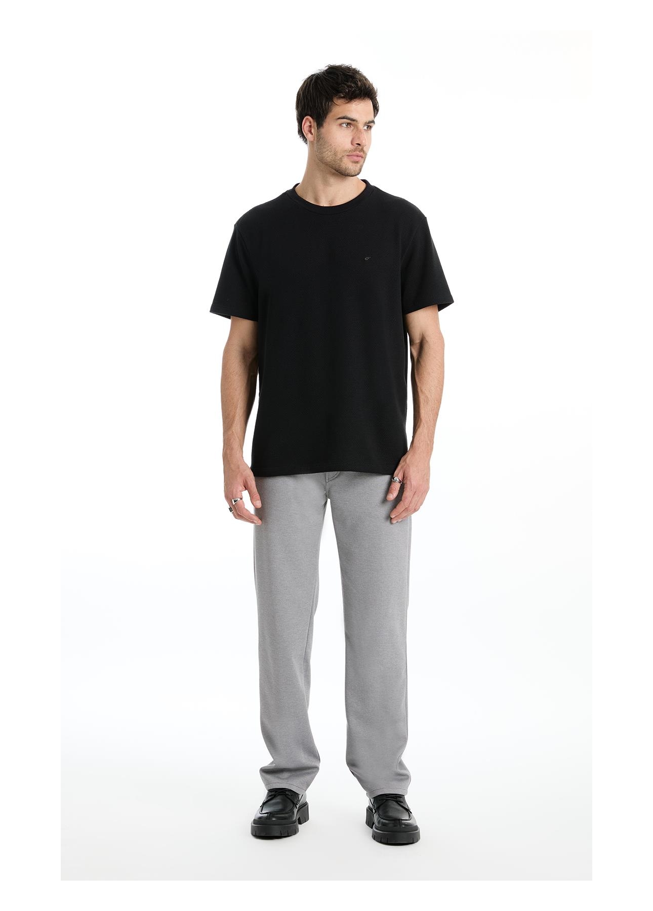 T-Shirt Tricot Fine Ellus Metal Preto