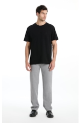 T-Shirt Tricot Fine Ellus Metal Preto
