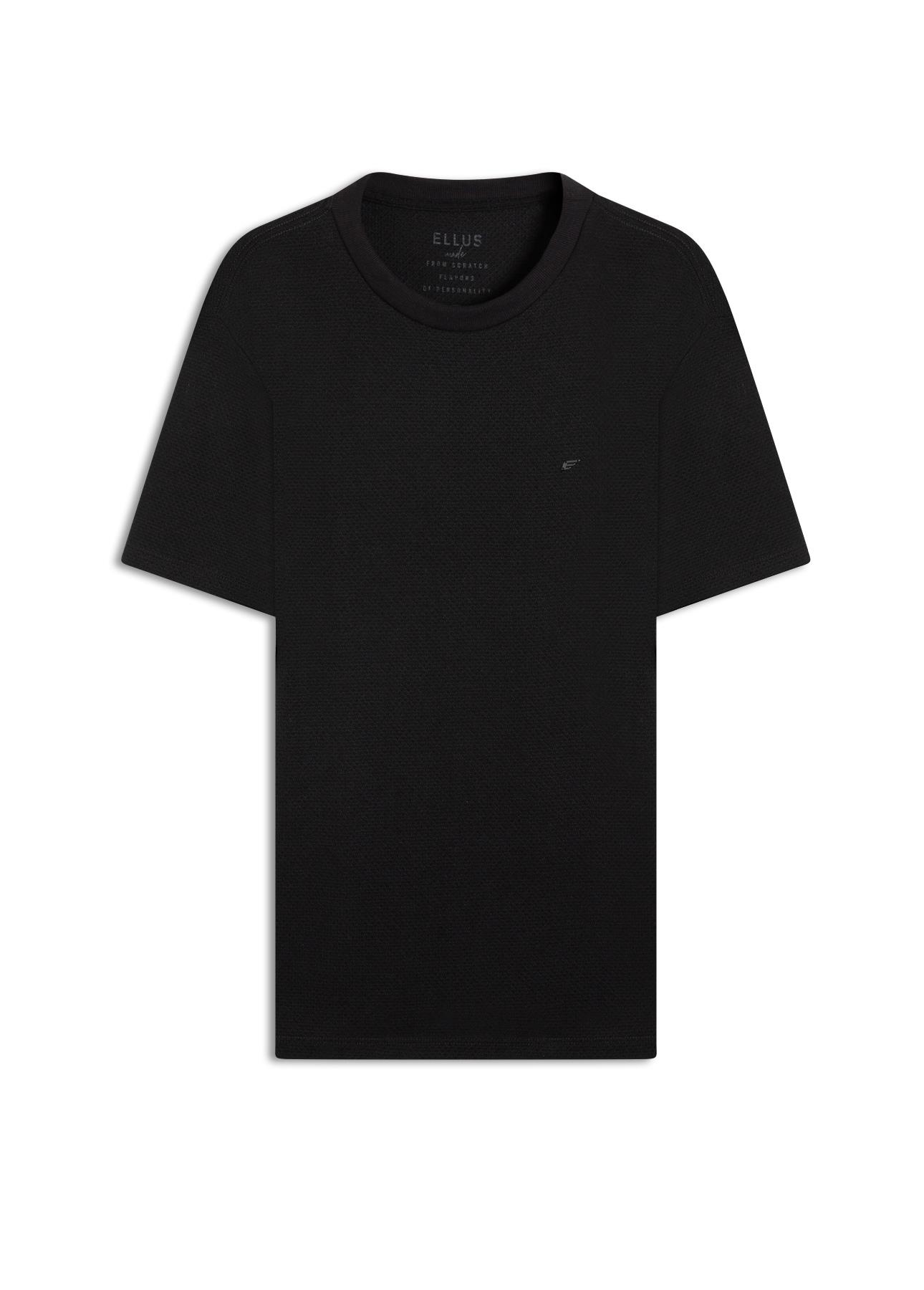 T-Shirt Tricot Fine Ellus Metal Preto