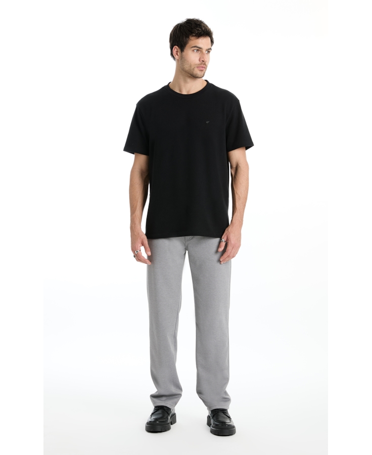 T-Shirt Tricot Fine Ellus Metal Preto