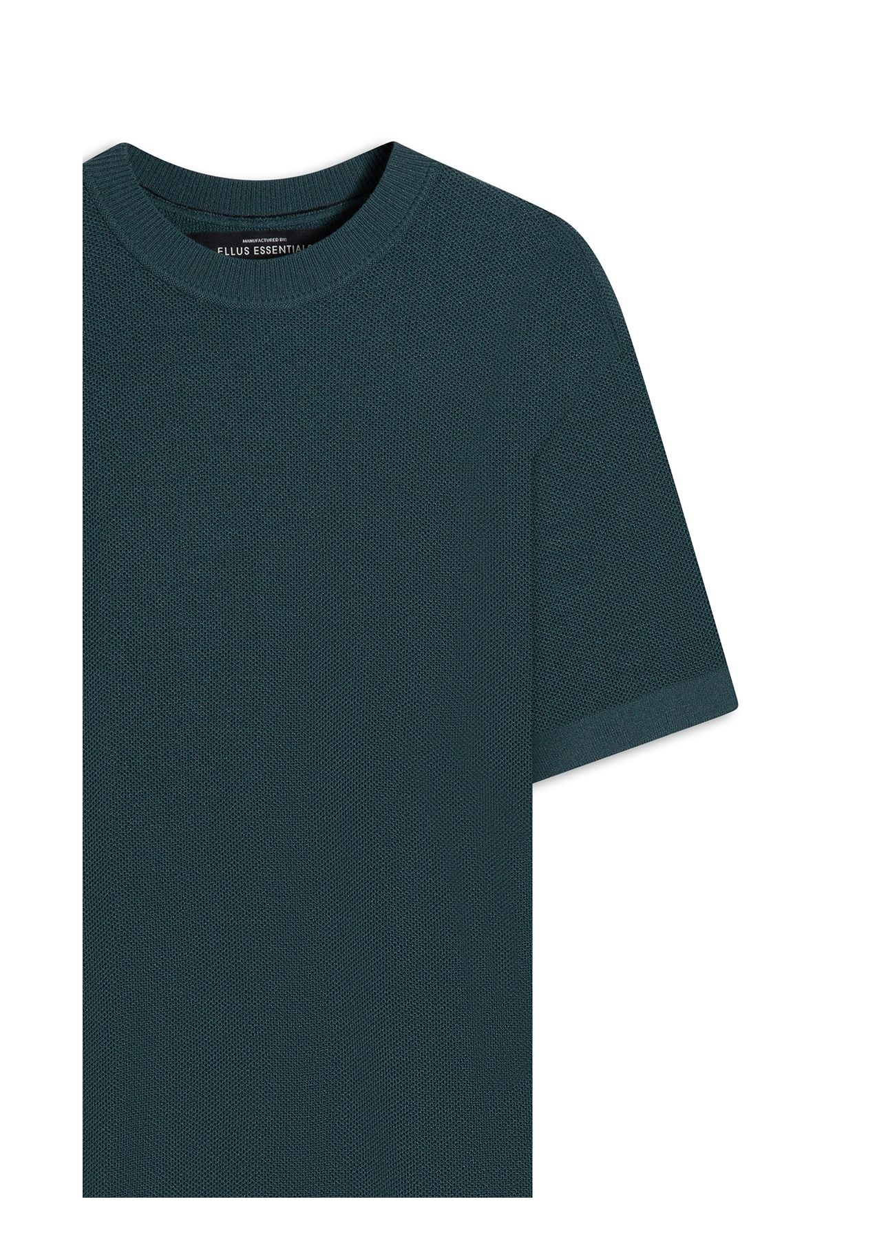 T-Shirt Tricot Visco Blend Ellus Verde Escuro
