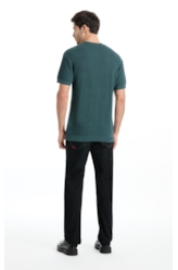 T-Shirt Tricot Visco Blend Ellus Verde Escuro