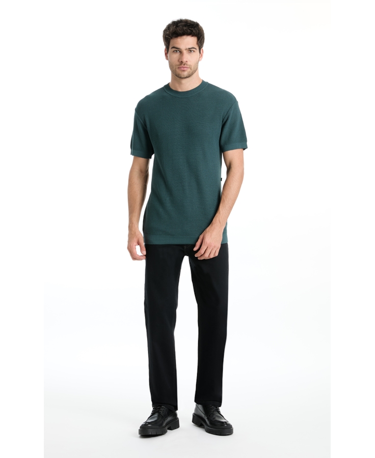 T-Shirt Tricot Visco Blend Ellus Verde Escuro