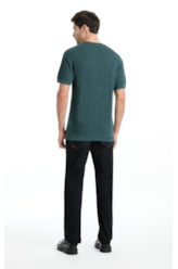 T-Shirt Tricot Visco Blend Ellus Verde Escuro