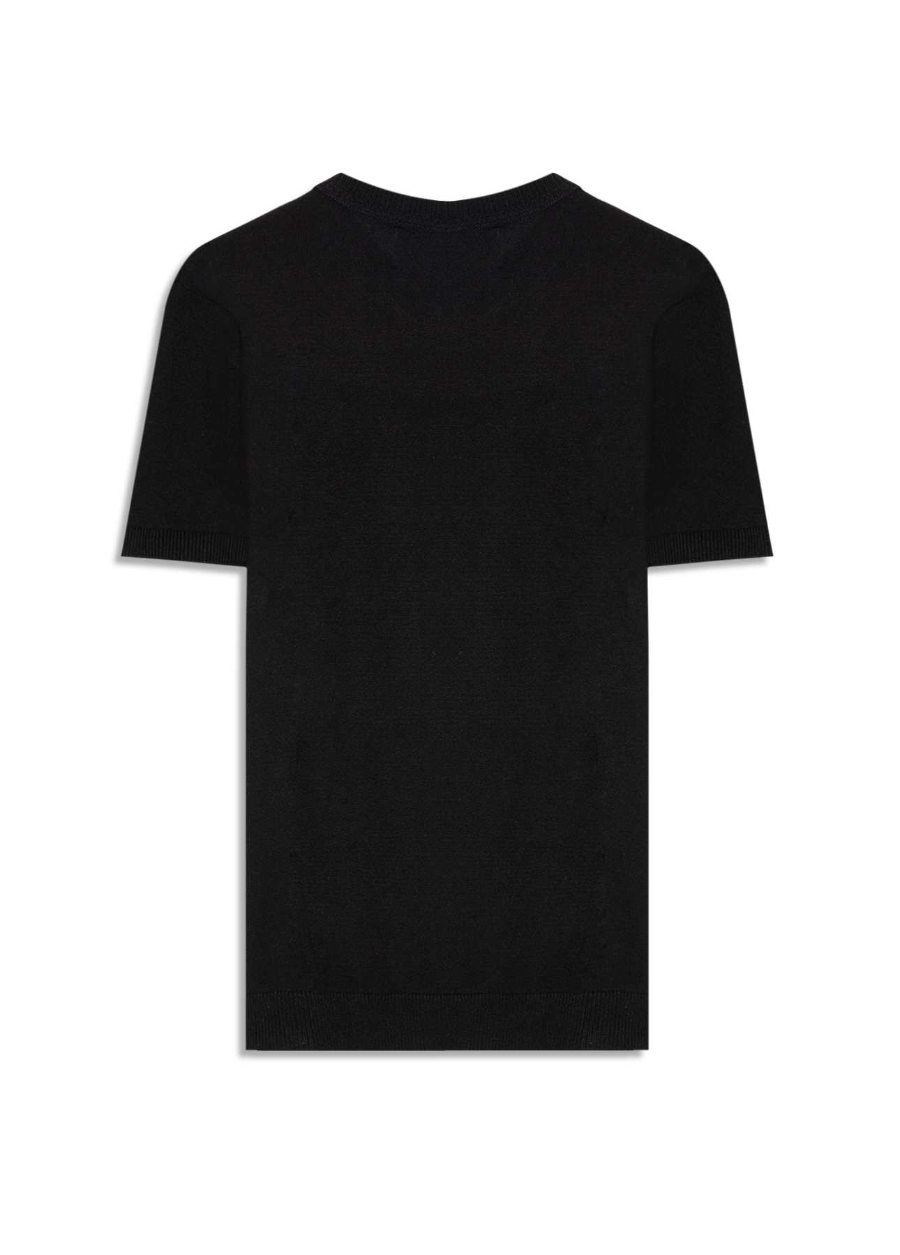 T-Shirt Tricot Visco Blend Jersey Preto