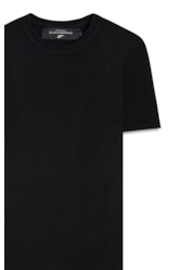 T-Shirt Tricot Visco Blend Jersey Preto