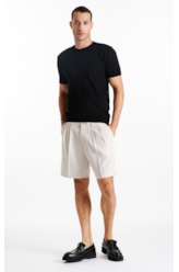 T-Shirt Tricot Visco Blend Jersey Preto