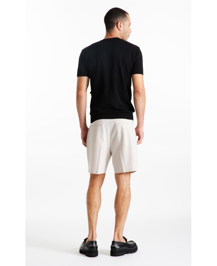 T-Shirt Tricot Visco Blend Jersey Preto