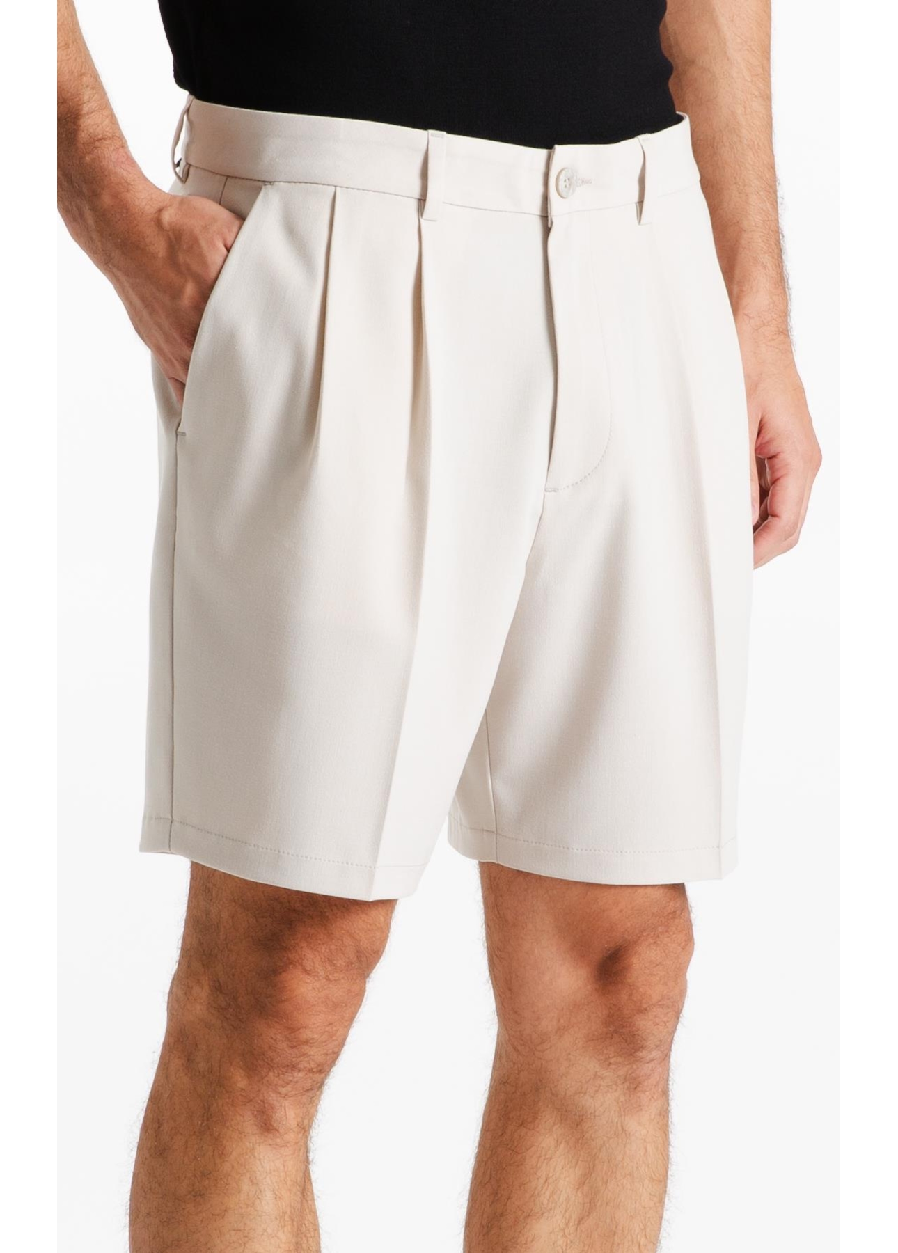 T-Shirt Tricot Visco Blend Jersey Preto