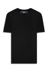 T-Shirt Tricot Visco Blend Jersey Preto