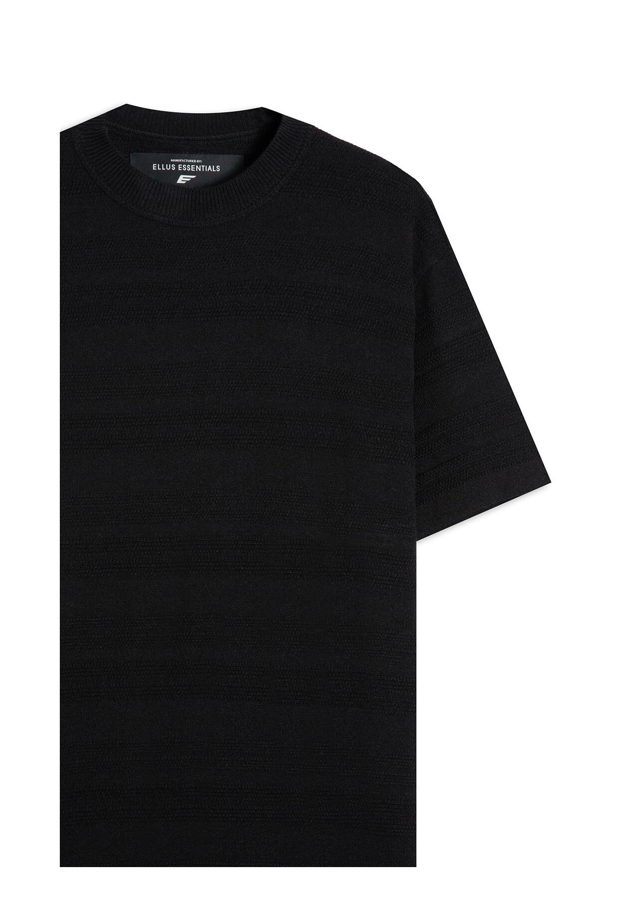 T-Shirt Tricot Visco Blend Preto