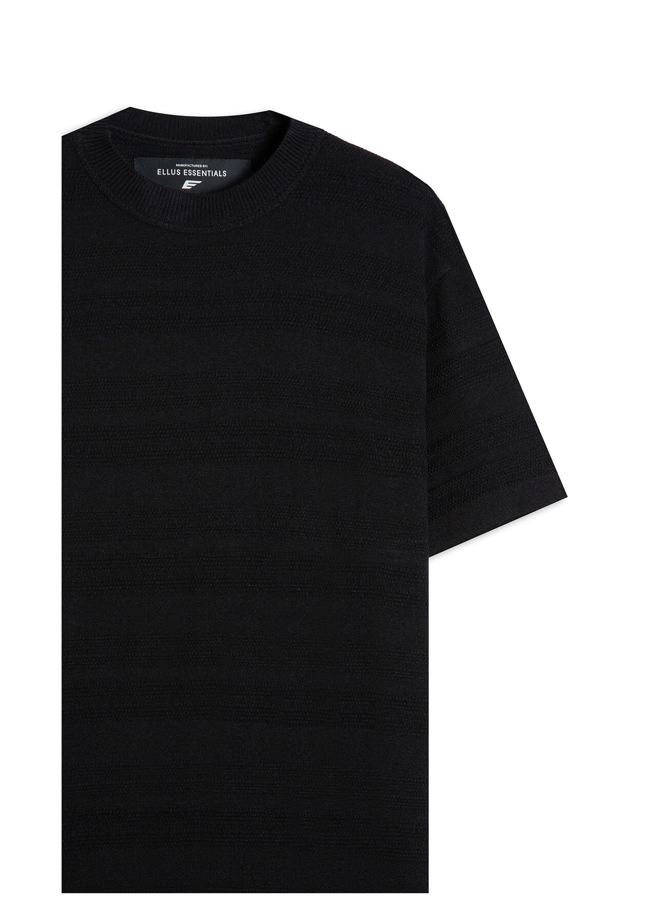 T-Shirt Tricot Visco Blend Preto