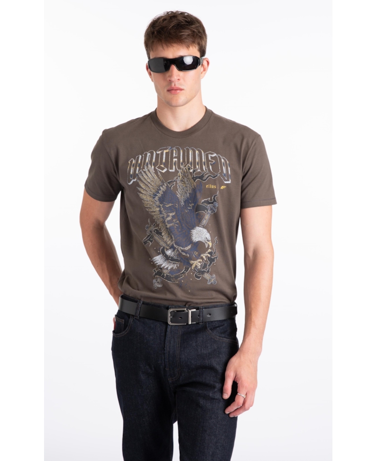T-Shirt Untamed Eagle Tabaco