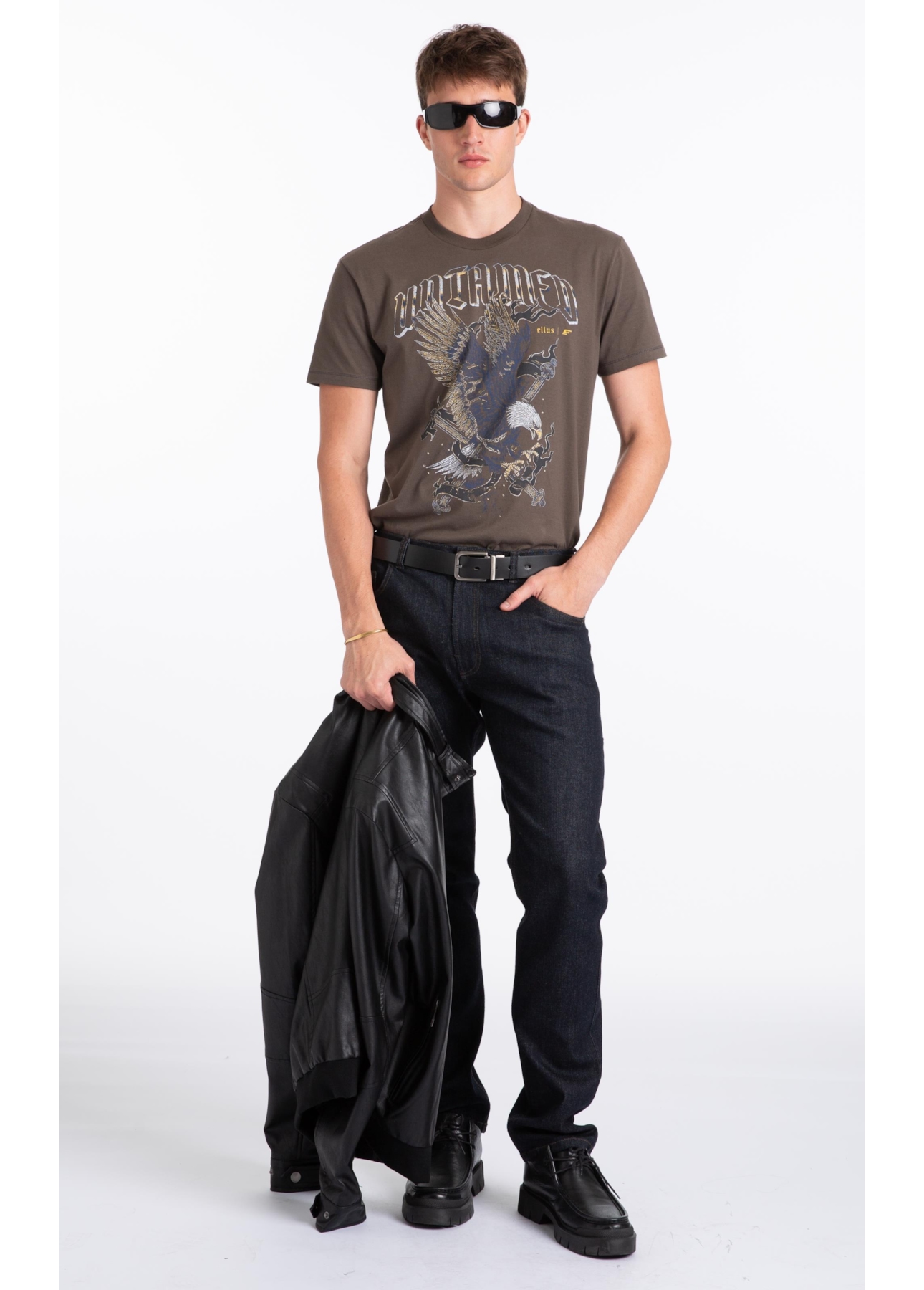 T-Shirt Untamed Eagle Tabaco