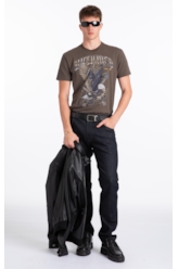T-Shirt Untamed Eagle Tabaco