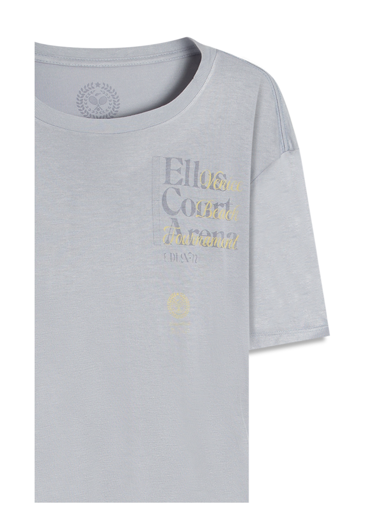 T-Shirt Visco Fine Ellus Court Arena Classic Blue Vintage
