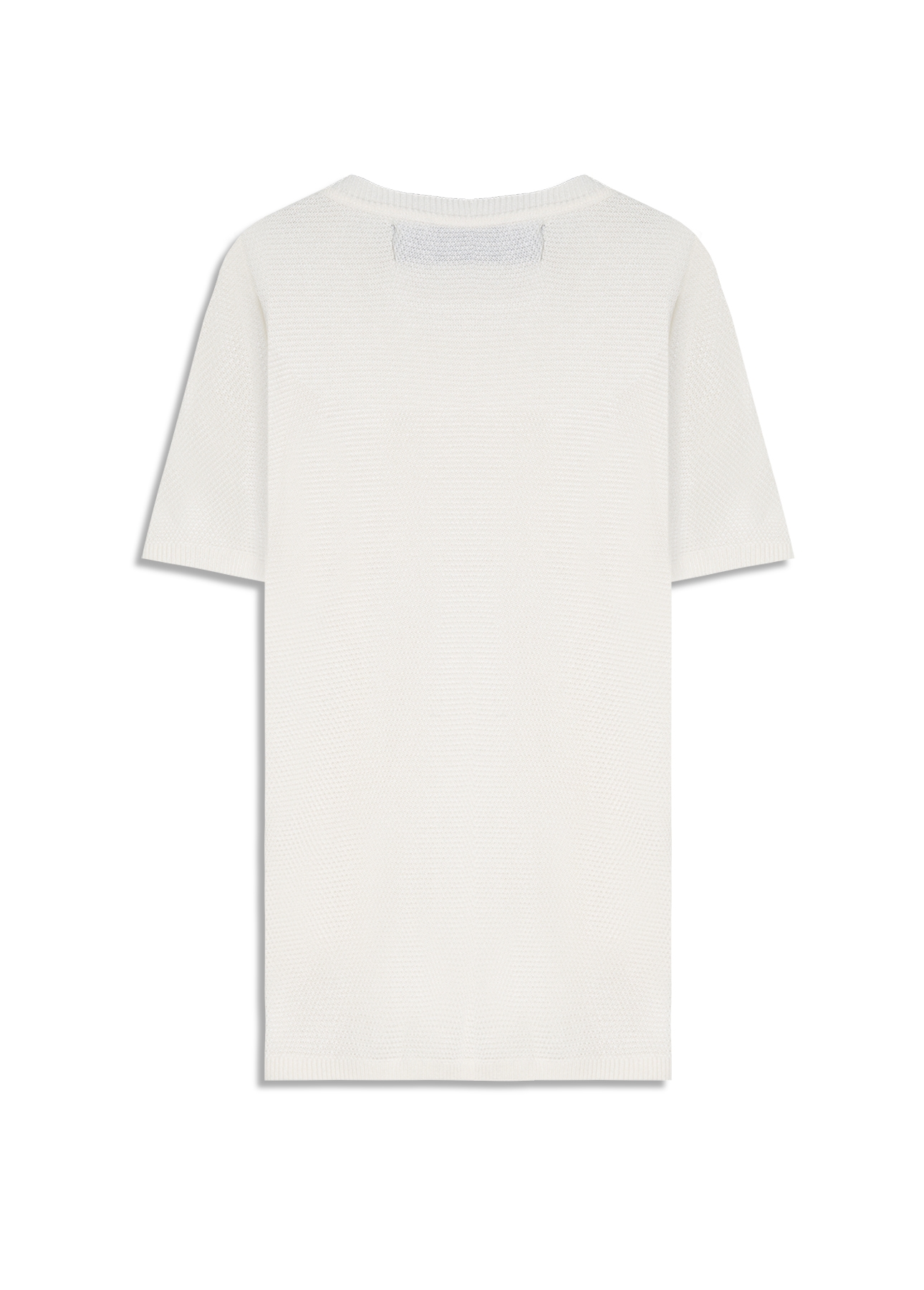 T-Shirt Visco Mescla Piquet Off White