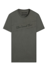 T-Shirt Washed 2nd Classic Verde Militar
