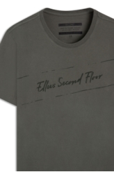 T-Shirt Washed 2nd Classic Verde Militar