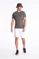 T-Shirt Washed 2nd Classic Verde Militar