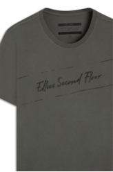 T-Shirt Washed 2nd Classic Verde Militar