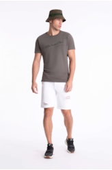 T-Shirt Washed 2nd Classic Verde Militar