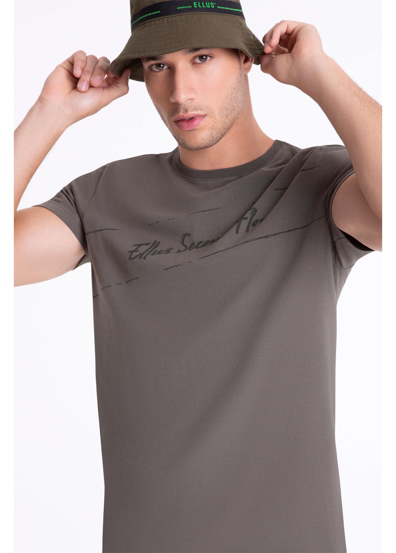 T-Shirt Washed 2nd Classic Verde Militar
