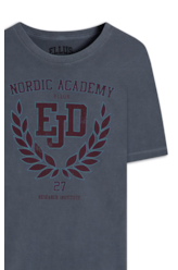 T-Shirt Washed Academy Purple Blue