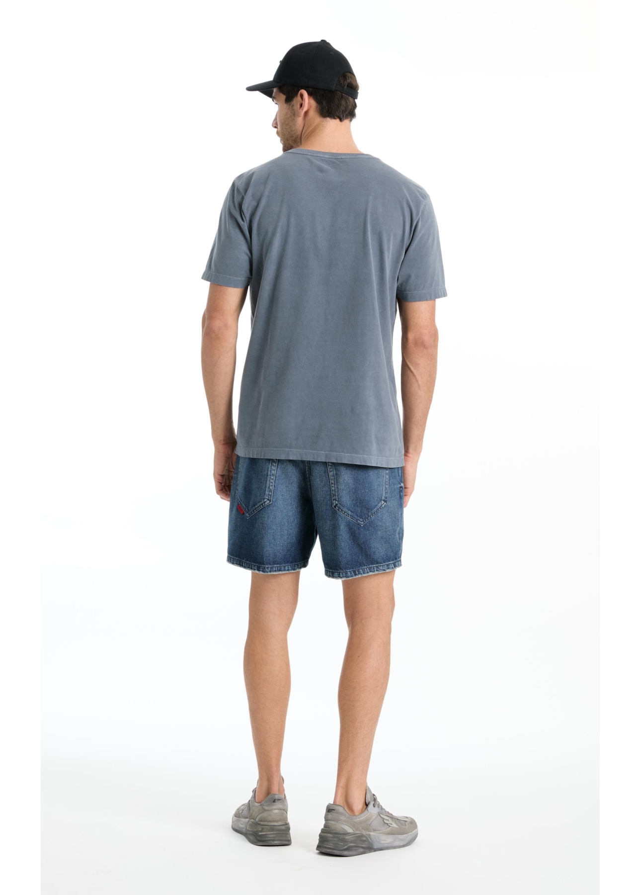 T-Shirt Washed Academy Purple Blue
