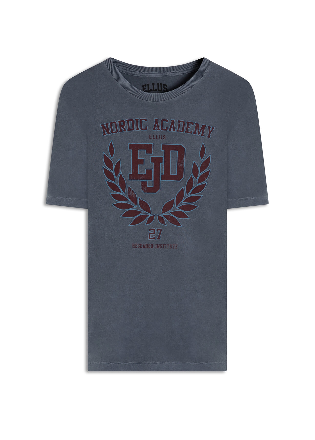 T-Shirt Washed Academy Purple Blue