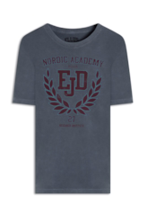 T-Shirt Washed Academy Purple Blue