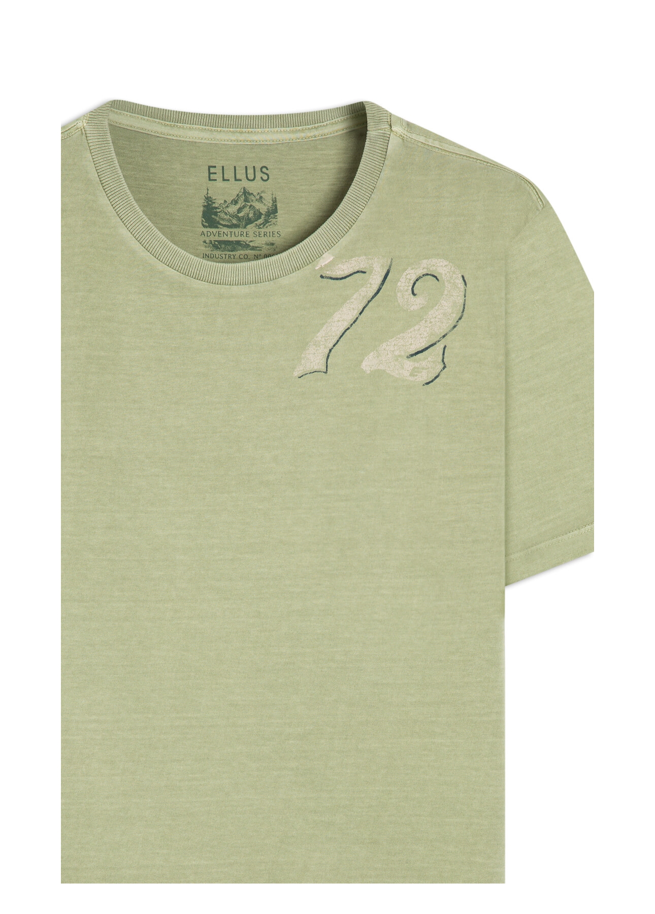 T-Shirt Washed Army 72 Classic Verde Army