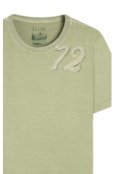 T-Shirt Washed Army 72 Classic Verde Army