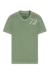 T-Shirt Washed Army 72 Classic Verde Claro