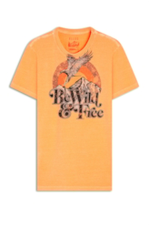T-Shirt Washed Be Wild Pessego