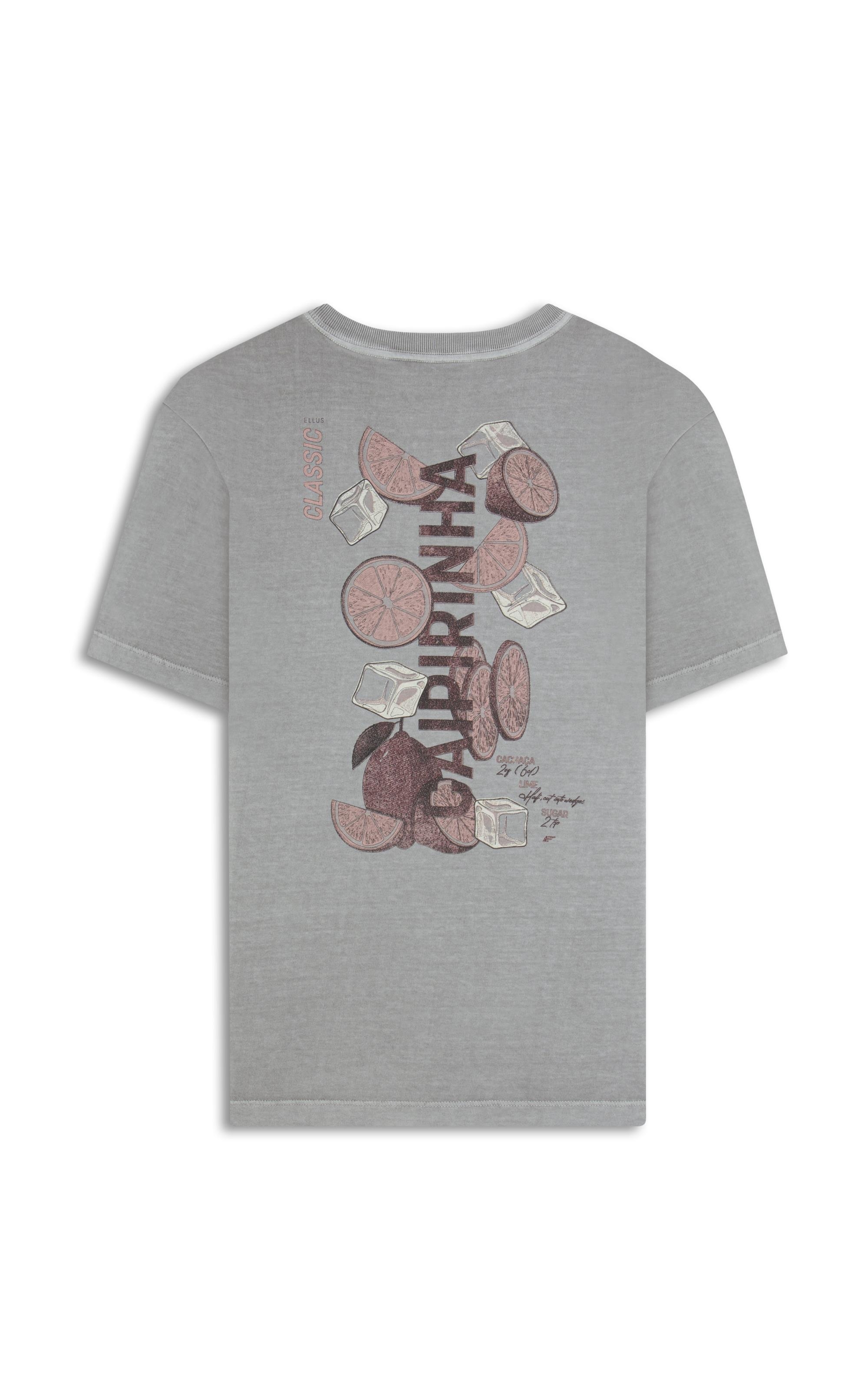 T-Shirt Washed Grow Wild Classic Azul Seco