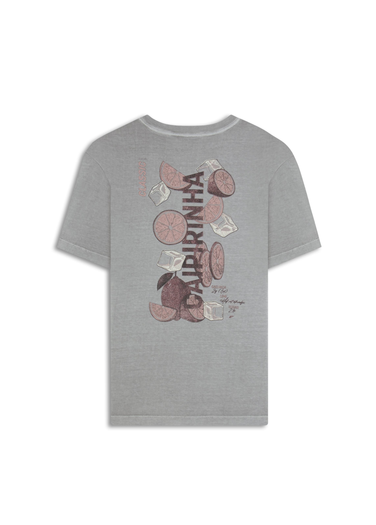 T-Shirt  Washed Caipirinha Azul Seco