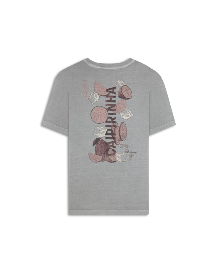 T-Shirt  Washed Caipirinha Azul Seco