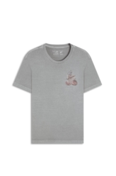 T-Shirt  Washed Caipirinha Azul Seco