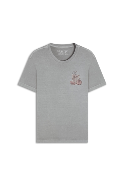 T-Shirt  Washed Caipirinha Azul Seco