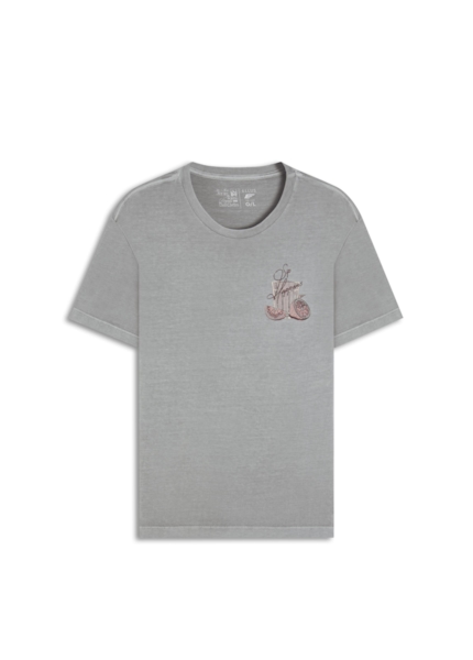 T-Shirt  Washed Caipirinha Azul Seco