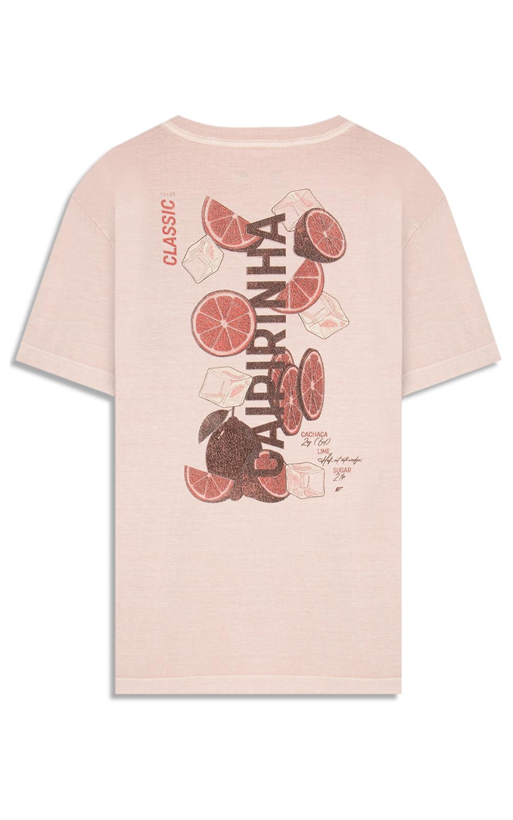 T-Shirt Washed Caipirinha Blush