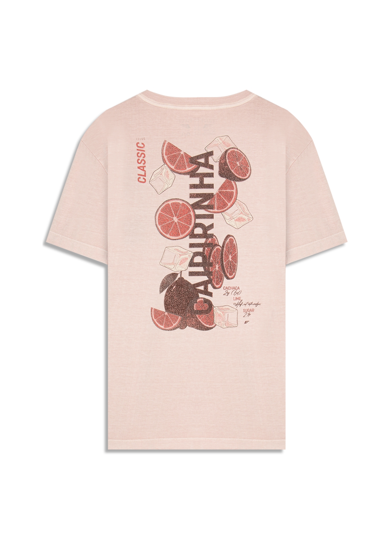 T-Shirt  Washed Caipirinha Blush