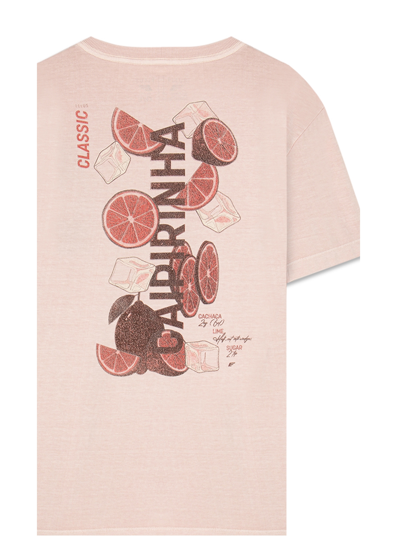 T-Shirt  Washed Caipirinha Blush