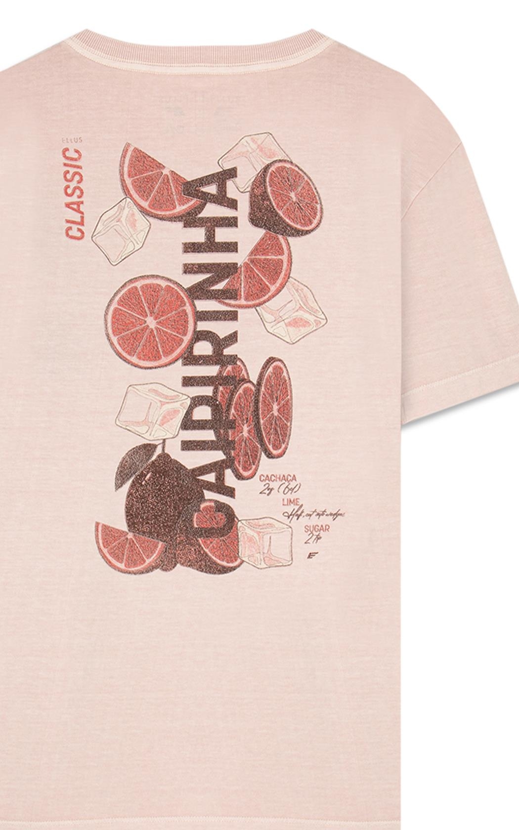 T-Shirt Washed Caipirinha Blush