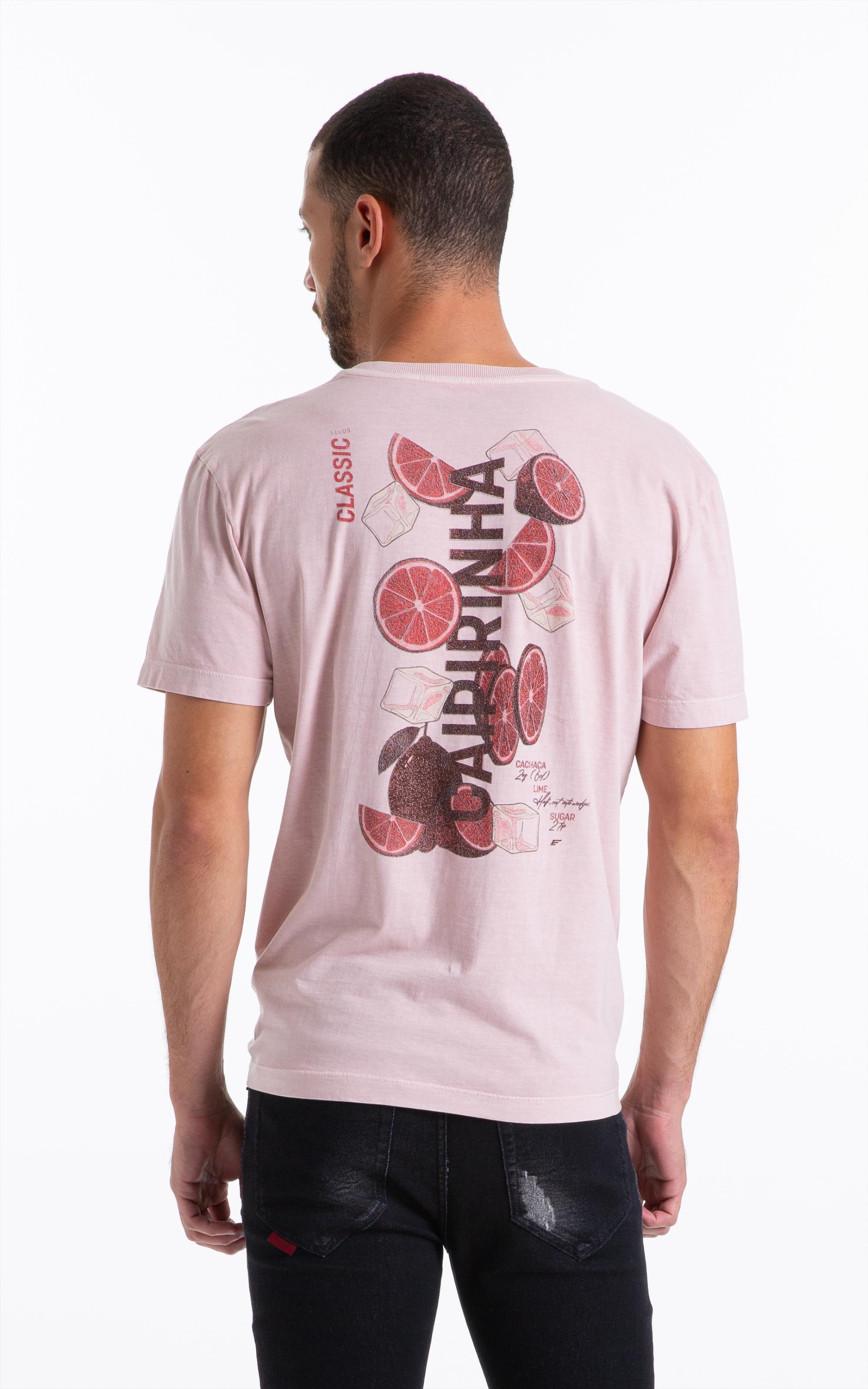 T-Shirt Washed Caipirinha Blush