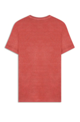 T-Shirt Washed City Of Rock Cereja